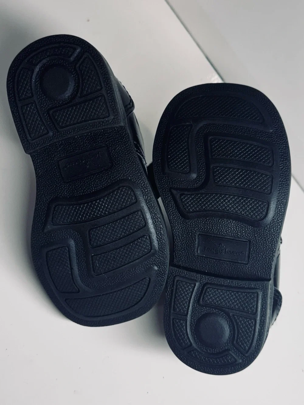 Jumping Beans Toddler Boys Mini Jeb Black Dress Shoes, Size Infant 4 Med